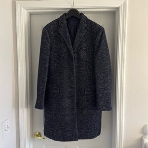 J Crew wool blend top coat. Worn only twice! Like new